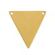 Enameled Stainless Steel 304 Triangle 25mm/1.3mm Ø1.5mm