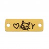 18K Gold/ Black