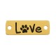 Connettore in Acciaio Inossidabile 304 "Love" con Zampa 18x6 mm/1,1 mm