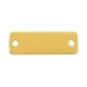 Intercalaire "Love" avec Patte 18x6mm/1.1mm Acier Inoxydable 304
