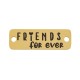 Ανοξείδωτο Ατσάλι 304 Στοιχείο “FRIENDS” Μακραμέ 24x8mm/1.1mm