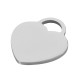 Stainless Steel 304 Charm Heart “WOW” with Lips 13.5x13.4mm