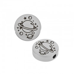 Cursore Rotondo in Acciaio Inossidabile 304 con Pianeta 15 mm/4 mm Ø2,1 mm