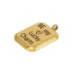 Ciondolo in Acciaio Inossidabile 304 "Charm" con Cuore 14x17 mm