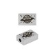 Stainless Steel 304 Slider Rectangular with Planet 12x8mm Ø2mm