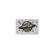 Stainless Steel 304 Slider Rectangular with Planet 12x8mm Ø2mm