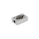 Cursore Rettangolare in Acciaio Inossidabile 304 con Pianeta 12x8 mm Ø2 mm