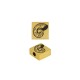 Slider Quadrato in Acciaio Inossidabile 304 con Conchiglia 8,5 mm Ø2 mm