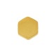 Stainless Steel 304 Slider Hexagon with Bee 11x9.8mm Ø2mm