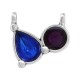 Colgante de Zamak Esmaltado Geométrico ~14 x 12 Mm/3,7 mm