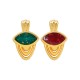 Enameled Zamak Charm 10x11mm/2mm Ø2.2mm