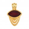 Placcato oro 24K / 0,12 µm / Rosso rubino trasparente