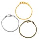 Bracciale Semilavorato in Ottone con Chiusura a Moschettone 180 Mm/2.7 mm