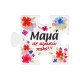 Plexi Acrylic Deco Puzzle "mom" 115x96mm/9mm