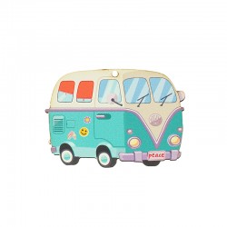Pendentif en bois mini van 78 x 55 mm