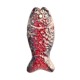 Enameled Ceramic Pendant Fish 70x30mm