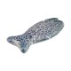Enameled Ceramic Pendant Fish 70x30mm