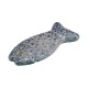 Enameled Ceramic Pendant Fish 70x30mm