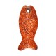 Pendentif Poisson en Céramique Émaillée 70 x 30 mm