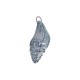 Ciondolo di Ceramica Smaltata Conchiglia 24x47mm