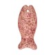 Passante Ciondolo Pesce in Ceramica Dipinta a Freddo 70x30mm