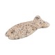 Ceramic Pendant Beige Fish 70x30mm