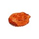 Enameled Ceramic Pendant Orange Shell ~47x44mm