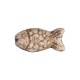 Perle en Céramique en Forme de Poisson 26 x 12 mm Ø 2.2 mm