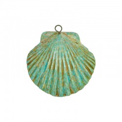 Ciondolo in Ceramica Conchiglia Veraman 47x44 mm