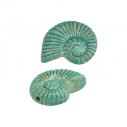 Cursore in Ceramica Conchiglia Veraman 33x42mm Ø2,8mm