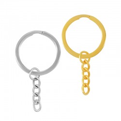 Anilla para Llavero de Metal con Cadena 8mm