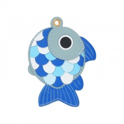 Pendentif en PU Poisson 75 x 100 mm