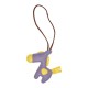 PU Pendant Purple Pony with Heart110x95mm