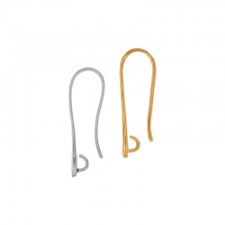 Brass Earring Hook 9x29mm
