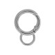 Fermoir mousqueton en Zamak 23 x 32 mm / 3.4 mm