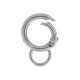 Fermoir mousqueton en Zamak 23 x 32 mm / 3.4 mm