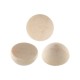 Cabochon en bois à dos plat 15 mm