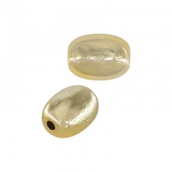 Ακρυλική Χάντρα Οβάλ 16x22mm Ø3mm