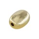 Cuenta Acrílica Ovalada 16x22 mm, Ø 3 mm