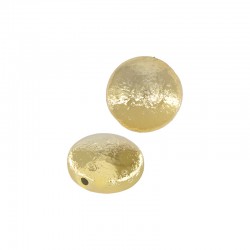 Cuenta acrílica redonda plana 16 x 17 mm / 9,5 mm Ø 1,2 mm