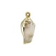Acrylic UV Pendant Shell 15x32mm/12mm Ø1mm