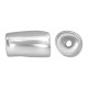 Tubo con Perline in Acrilico Placcato UV 12x20,8 mm Ø 2,5 mm