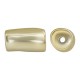 Tubo con Perline in Acrilico Placcato UV 12x20,8 mm Ø 2,5 mm