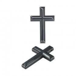 Αιματίτης Μοτίφ Σταυρός 24x36mm/5.2mm Ø1.2mm