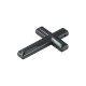 Ciondolo a Croce in Ematite 24x36 mm/5,2 mm Ø 1,2 mm