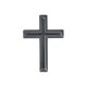 Hematite Pendant Cross  31x43mm/6mm Ø1.5mm