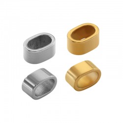 Tubo de Acero Inoxidable 304 Ovalado 10x5x6.8mm Ø7.5x4.5mm