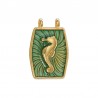 Chapado en Oro de 24 Quilates/ 0,12 µm/ Azul Claro Fluorescente Transparente