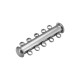 Stainless Steel 304 Magnetic Clasp Bridge 10x30mm Ø2mm
