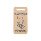 Wooden Tag "Mom i love you" 28x55mm/5mm